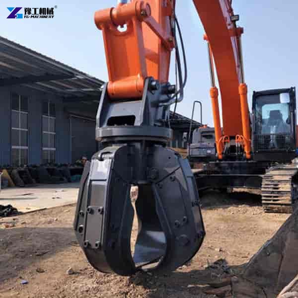 Excavator Orange Peel Grapple